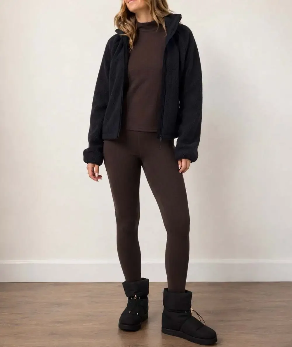 NWT Vuori Textured Chilled Out Legging Java Houndstooth M